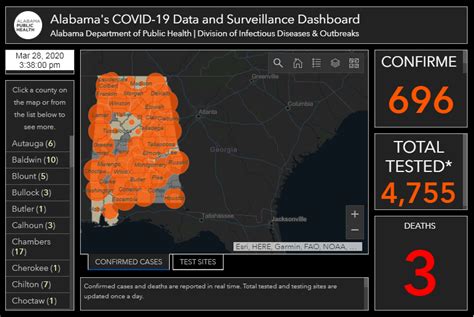 Confirmed coronavirus cases and deaths by country and territory. Alabama's Covid-19 Cases Nearing 700 - Alabama News