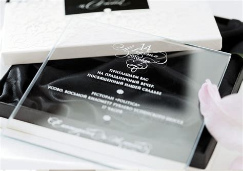 Glass Wedding Invitation With Box Special Invite Flickr