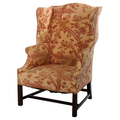 Antique Chippendale Wingback Chair Armchair At 1stdibs