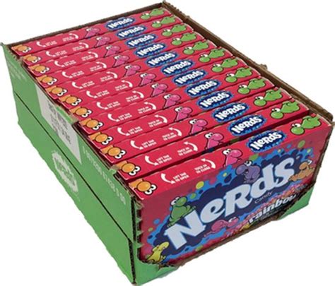 Wonka Nerds Rainbow Theater Box 141 Gram 12 Stuks