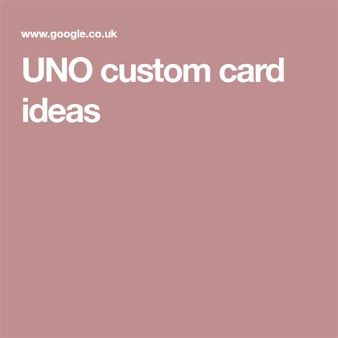 Or you can leave the sd card out and use the gps for a geocaching project, or maybe a music player that changes tunes depending on where you are in the city. UNO custom card ideas | Custom uno cards, Custom cards, Cards