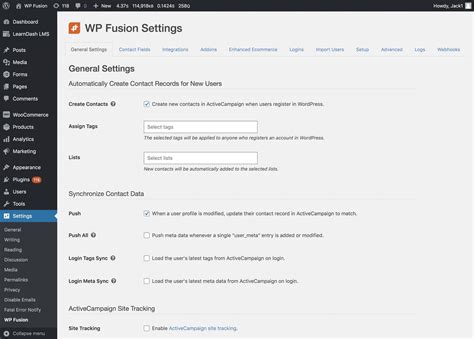 General Settings And Basic Setup Wp Fusion
