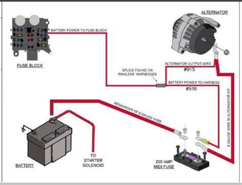 3 Wire Setup For Drivers Side Alternator Team Camaro Tech