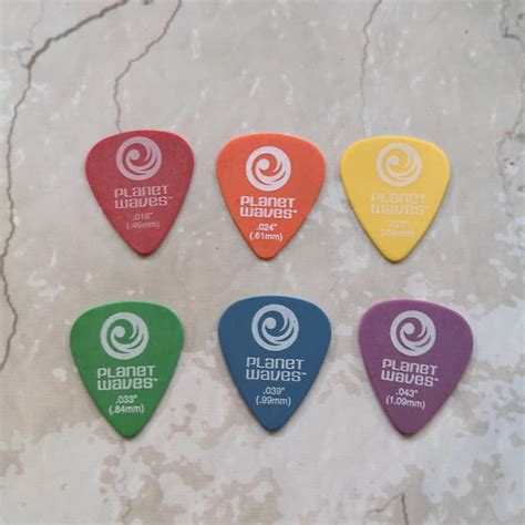 Seven 351 Style Planet Waves Delrin Guitar Pick Green Reverb Uk
