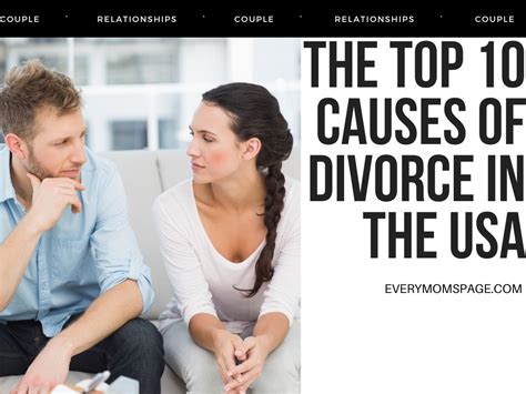 The Top 10 Causes Of Divorce In The Usa