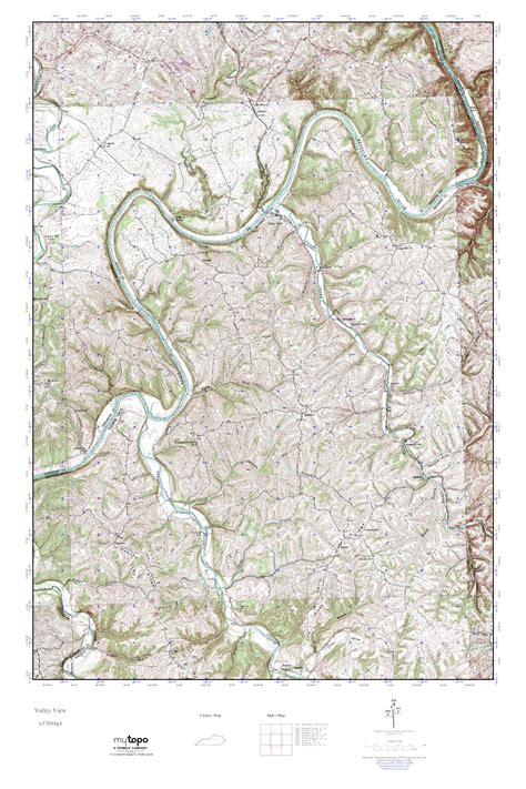 Mytopo Valley View Kentucky Usgs Quad Topo Map