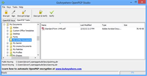 Encrypt Files With Goanywhere Open Pgp Studio
