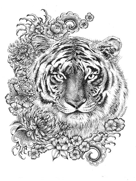 Year Of The Tiger By Lkburke Deviantart Com On Deviantart Skull