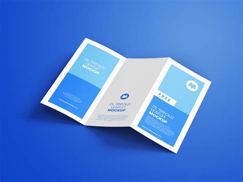 Free Premium 3 Fold Tri Fold Brochure Mockup Psd Set 10 Files