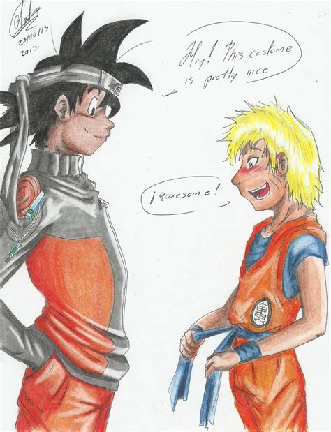Goku And Naruto By Grayhill On Deviantart