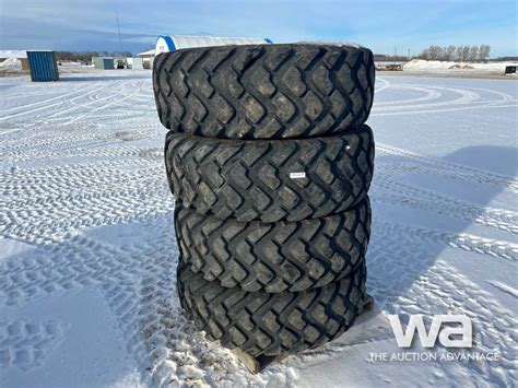 4 Michelin Xtla 175r25 Grader Tires