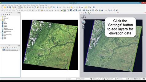 Qgis Tutorial Visualize Your Dem And Imagery Layers In D Web Map Service Remote Sensing