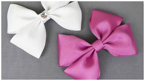 How To Make A Hair Bow I No Sew Hair Bow I Diy Easy Bow Own That Crown