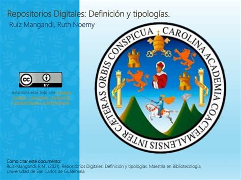 Repositorios Digitales Definición Y Tipologías Ppt