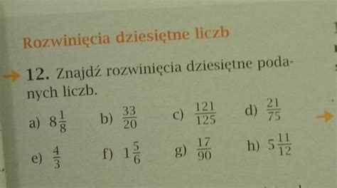 Znajdź Rozwinięcie Dziesiętne Podanych Liczb 2/3 - Znajdź rozwinięcia dziesiętne podanych liczb - Brainly.pl