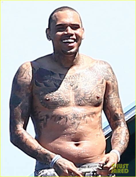 Chris Brown Goes Shirtless In Saint Tropez Photo 3167514 Chris Brown Shirtless Photos Just