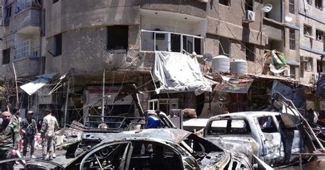 Twin Blasts Kill Eight People Near Damascus Syria