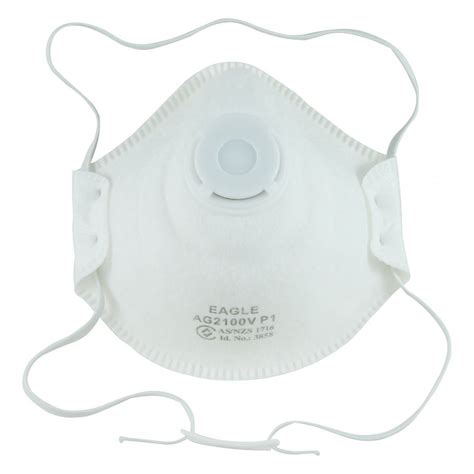 ASW P Dust Mask Moulded With Valve All Purpose Workwear And Safety