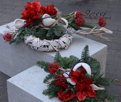 Florystyka żałobna Dekoracje Nagrobne Flower Decorations Memorial