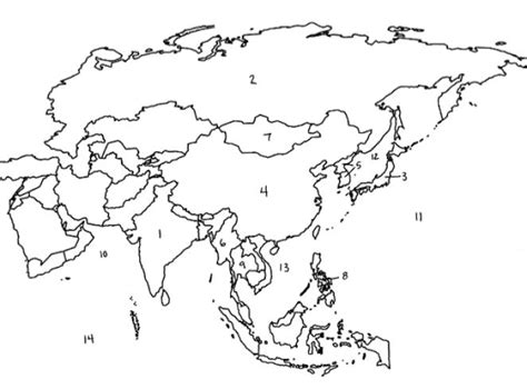 Asia Map Test 28 Images Asia Map Quiz Blank Asia Map Quiz South