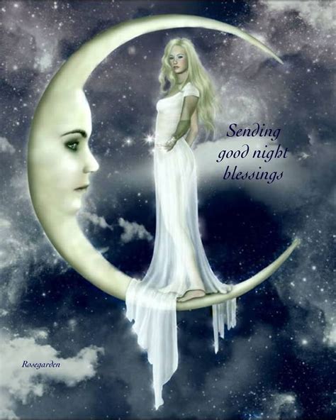 Good Night Blessings Spiritual Images Witch Magic Good Night Blessings