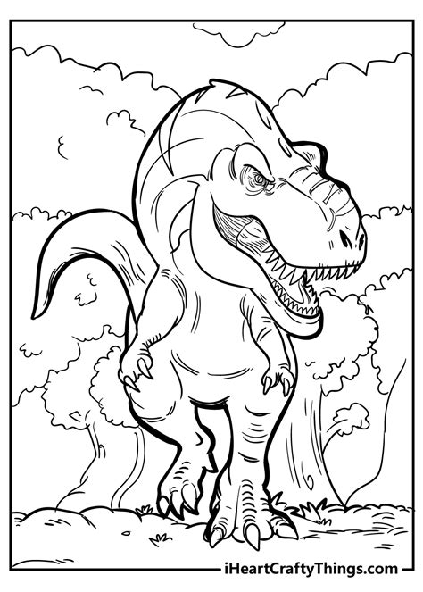 Tyrannosaurus Coloring Pages Updated