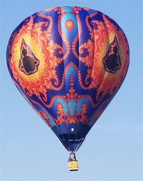 Oc The Worlds First And Largest Printed Fractal Hot Air Balloon This