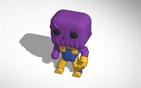 3d Design Thanos Funko Pop Tinkercad