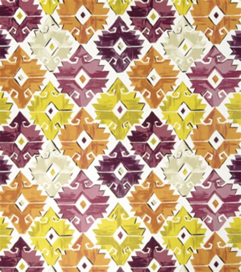 Home Decor Print Fabric Eaton Square Rogue Mango Geometric At