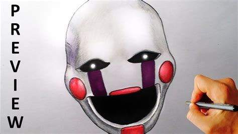 How To Draw Marionette From Five Nights At Freddy S FNAF Drawing