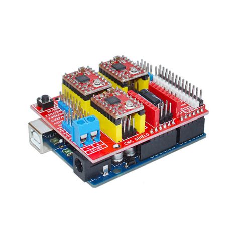Cnc Expansion Shield V3 For A4988 And Drv8825 Stepper Motor Drivers For