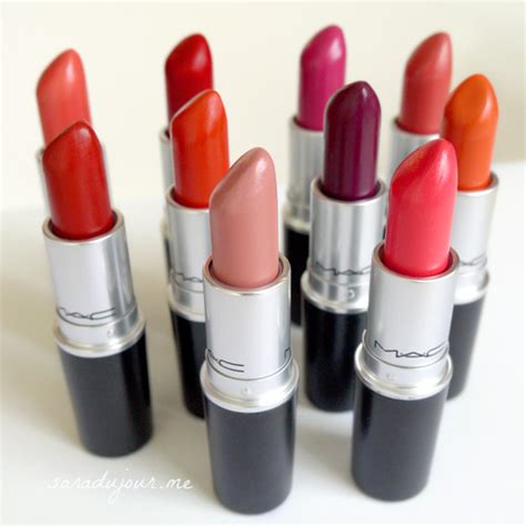 My 10 Favorite Mac Lipsticks Sara Du Jour