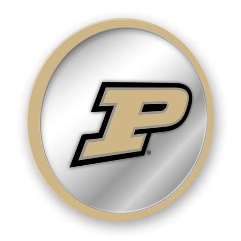 Purdue Boilermakers Modern Disc Mirrored Wall Sign The Fan Brand