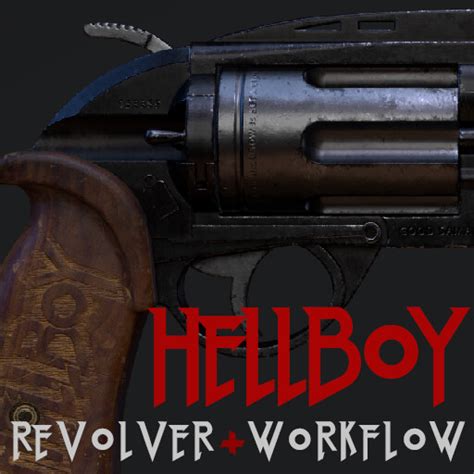 Artstation Hellboy Revolver