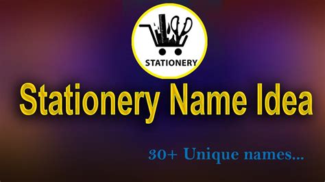 Stationery Shop Name Ideas Stationery Business Name Ideas Office