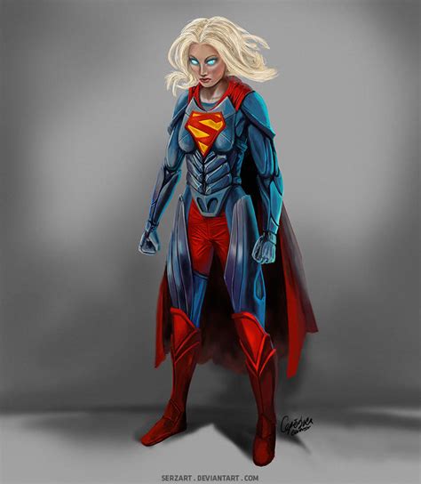 Supergirl Concept Art By Serzart On Deviantart