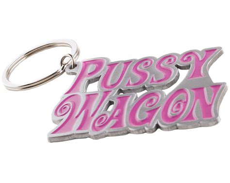 pussy wagon metal key chain keyring as seen in kill bill ebay