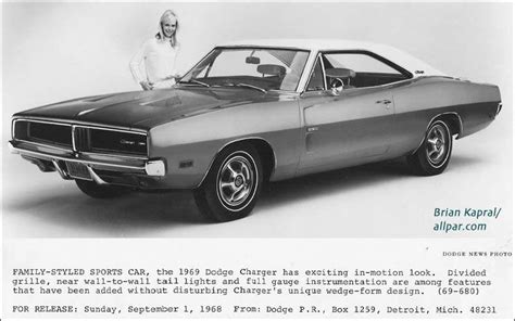 1969 Dodge Charger Official Press Release
