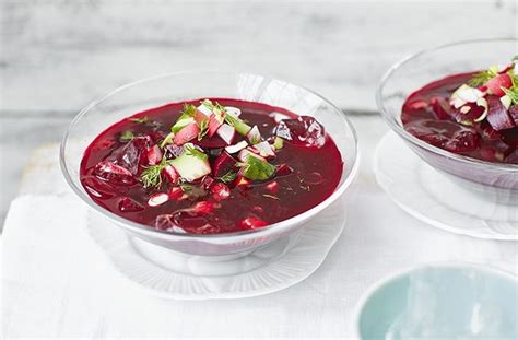 Chilled Beetroot Soup Recipe Soup Recipes Tesco Real Food