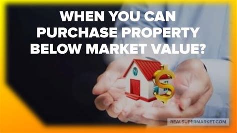 Top 7 Reasons When You Can Buy Property Under Market Value Youtube