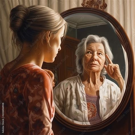 This Painting Captures The Reflections Of Time In Each Woman S Face An