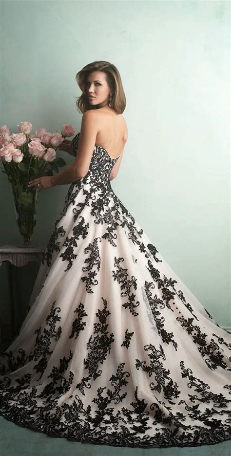 Bridal Fashion Black Wedding Dresses