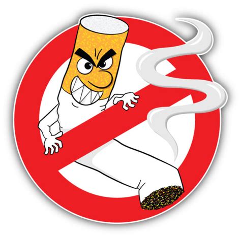 Funny No Smoking Sign Car Bumper Sticker Decal 5 X 5 Ebay