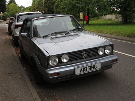 Silver Vw Golf Gti Mark 2 Cabriolet 1 If The Plate Is To B Flickr