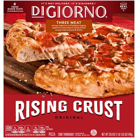 Digiorno Three Meat Rising Crust Pizza 29 8 Oz Frozen