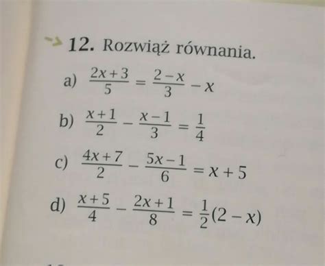 Rozwiąż Równania 10 X Plus 4 Równa Się 7 - Rozwiąż równania. Prosze potrzebne na teraz - Brainly.pl