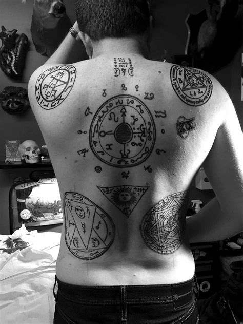 This Guy Got The Most Intense Chaos Magick Tattoos Ever Occult Tattoo Magick Tattoo Tattoos