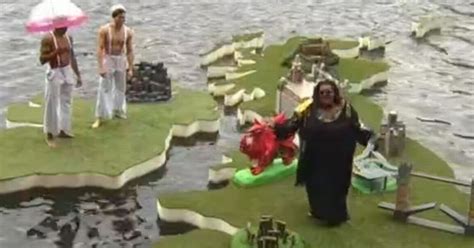 Alison Hammond Shoves Hunky Assistant Into Water In Albert Dock From