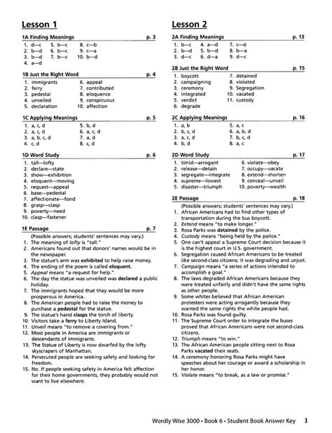 Wordly Wise Book 8 Lesson 7 Answer Key - Wordly wise book 7 lesson 6 answer key - ninciclopedia.org