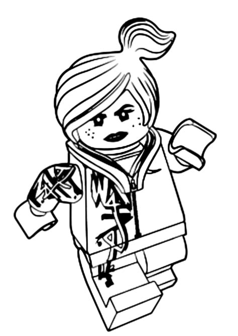 Just so you know this toke me 2 days and today about 4 hours to color the rest. The LEGO Movie - The brave Lucy Wildstyle